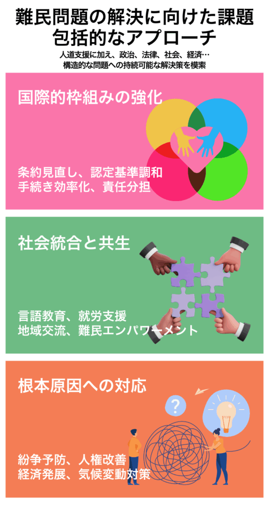 難民問題の解決に向けた課題
